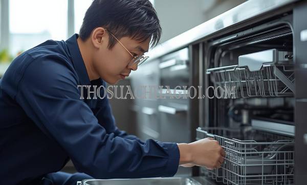 thợ sửa máy rửa chén tại vĩnh điện giá rẻ