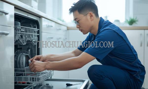thợ sửa máy rửa chén tại vĩnh điện uy tín