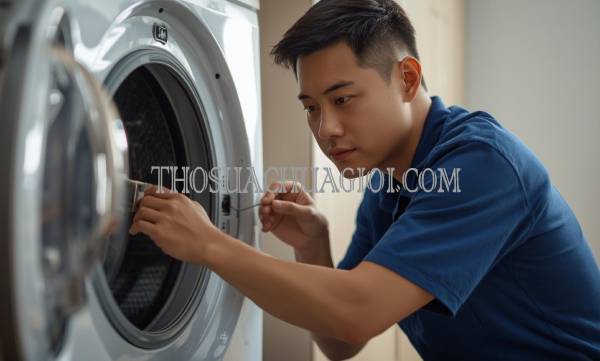 Thợ sửa máy sấy quần áo tại Bình Thạnh uy tín 15 phút đến nơi