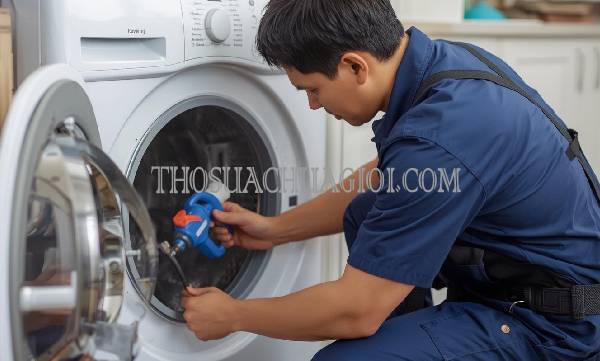 thợ sửa máy sấy quần áo tại chợ lách