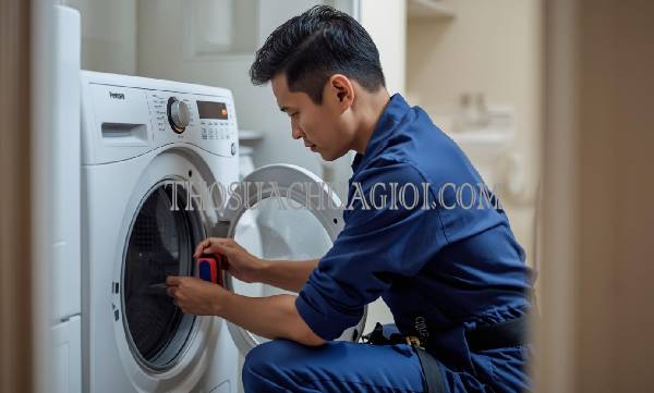 thợ sửa máy sấy quần áo tại giồng trôm