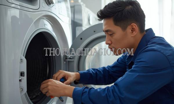 thợ sửa máy sấy quần áo tại hương an uy tín