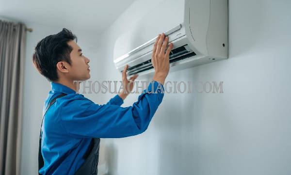 thợ tháo lắp máy lạnh tại bình đại