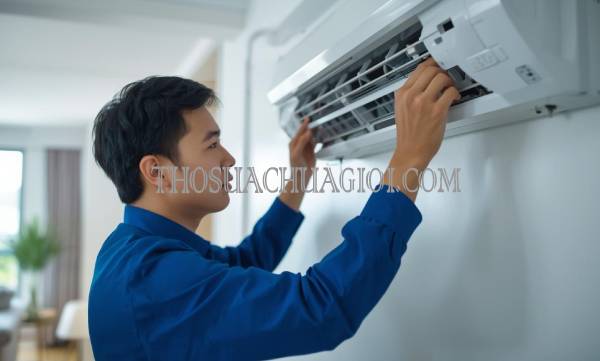 thợ tháo lắp máy lạnh tại bình nam