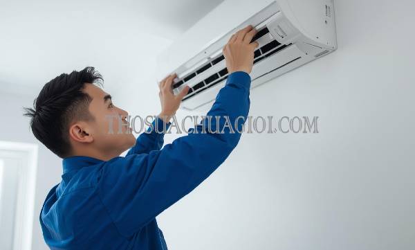 thợ tháo lắp máy lạnh tại võ cường