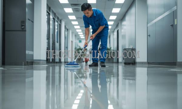 Thợ vệ sinh công nghiệp tại Củ Chi liên hệ 10 phút có