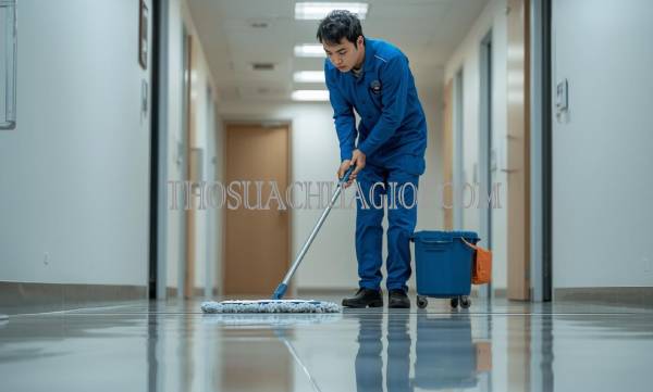 thợ vệ sinh công nghiệp tại gò vấp giá rẻ