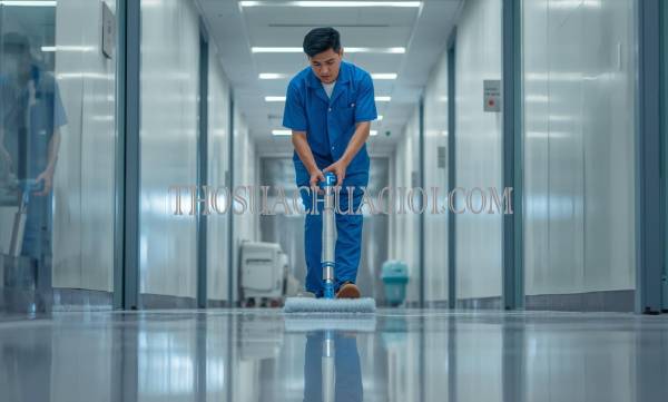thợ vệ sinh công nghiệp tại gò vấp uy tín