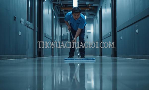 thợ vệ sinh công nghiệp tại hóc môn giá rẻ