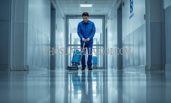 Thợ vệ sinh công nghiệp tại Nhà Bè gọi 30 phút có mặt