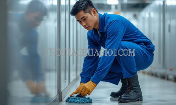 thợ vệ sinh công nghiệp tại quận 2