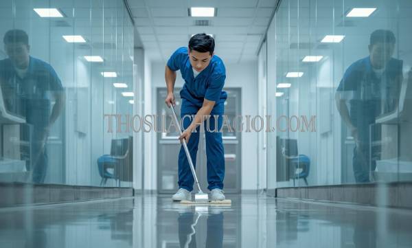 Thợ vệ sinh công nghiệp tại Quận 4 uy tín 15 phút đến nơi