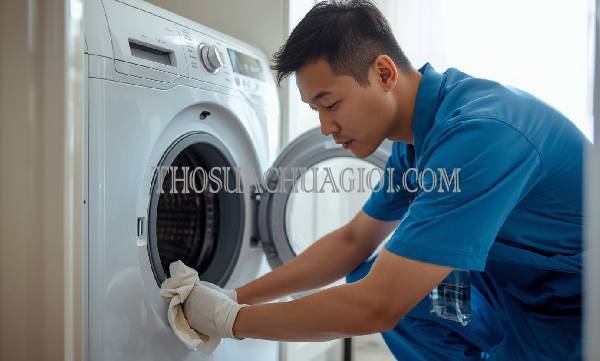 Thợ vệ sinh máy giặt tại Bình Đại liên hệ 10 phút có