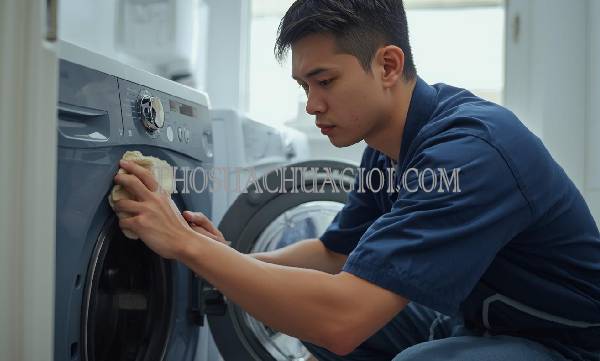 thợ vệ sinh máy giặt tại giồng trôm
