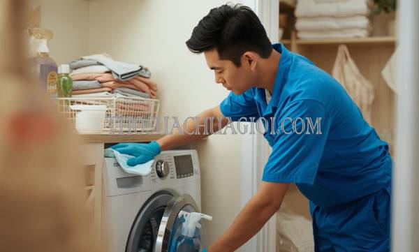 thợ vệ sinh máy giặt tại hương an