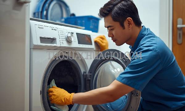 thợ vệ sinh máy giặt tại mỏ cày bắc giá rẻ