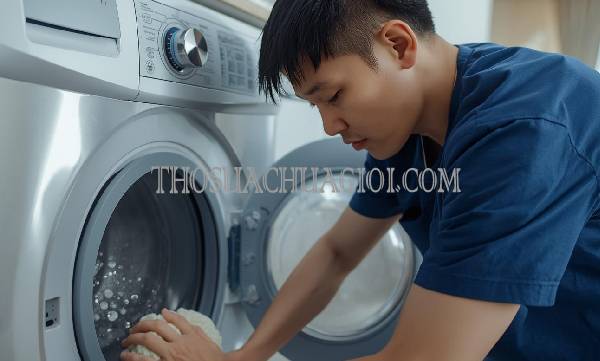 thợ vệ sinh máy giặt tại mỏ cày bắc