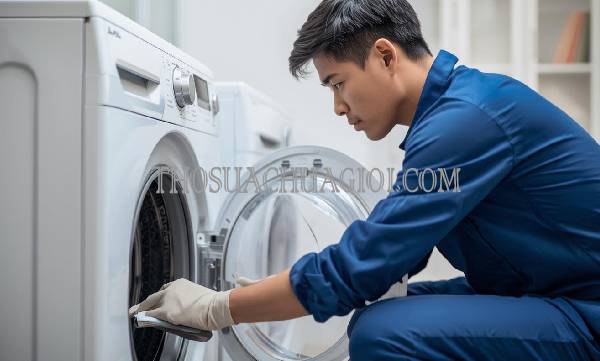 thợ vệ sinh máy giặt tại mỏ cày nam giá rẻ