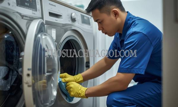 Thợ vệ sinh máy giặt tại Tam Tiến liên hệ 10 phút có