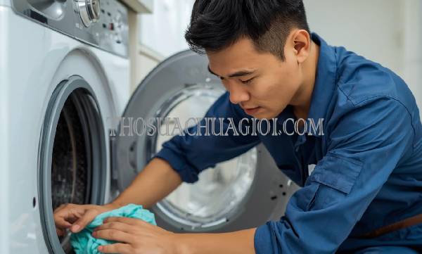 Thợ vệ sinh máy giặt tại Thị Cầu liên hệ 10 phút có