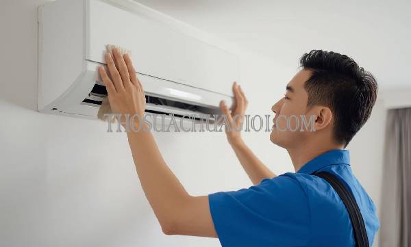 Thợ vệ sinh máy lạnh tại Bình Đại uy tín 15 phút đến nơi