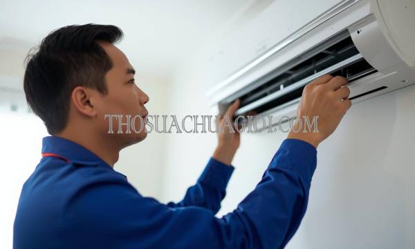 thợ vệ sinh máy lạnh tại hóc môn uy tín