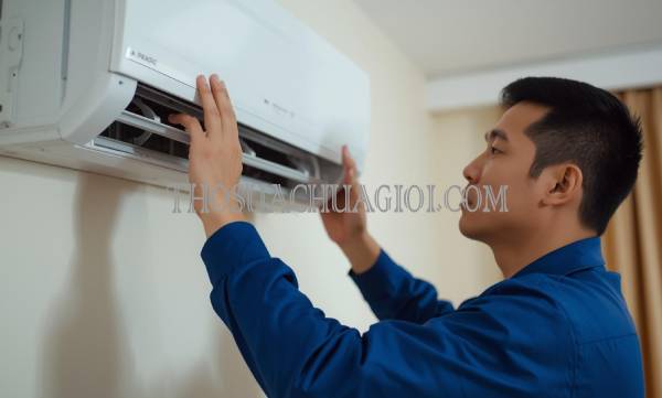 thợ vệ sinh máy lạnh tại hương an uy tín