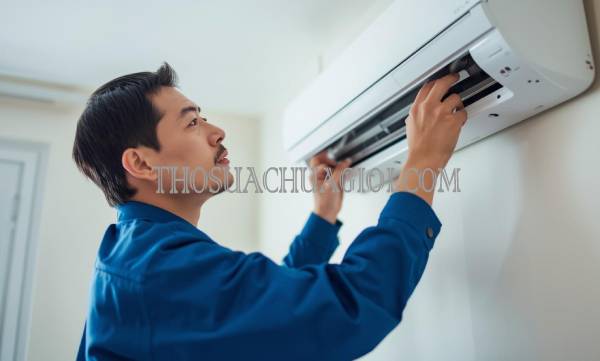 Thợ vệ sinh máy lạnh tại Núi Thành uy tín 15 phút đến nơi