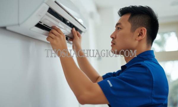 thợ vệ sinh máy lạnh tại tam đại
