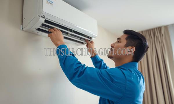 thợ vệ sinh máy lạnh tại tam thanh giá rẻ