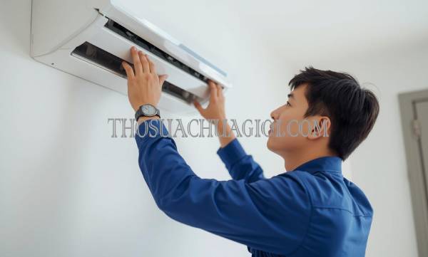 thợ vệ sinh máy lạnh tại tam thanh