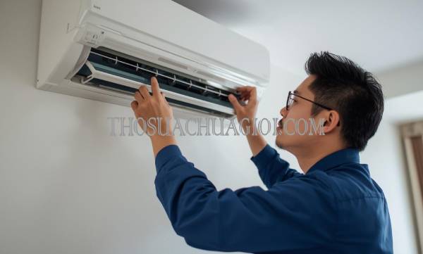 Thợ vệ sinh máy lạnh tại Tam Tiến uy tín 15 phút đến nơi
