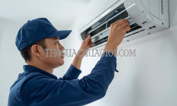Thợ vệ sinh máy lạnh tại Tam Xuân uy tín 15 phút đến nơi