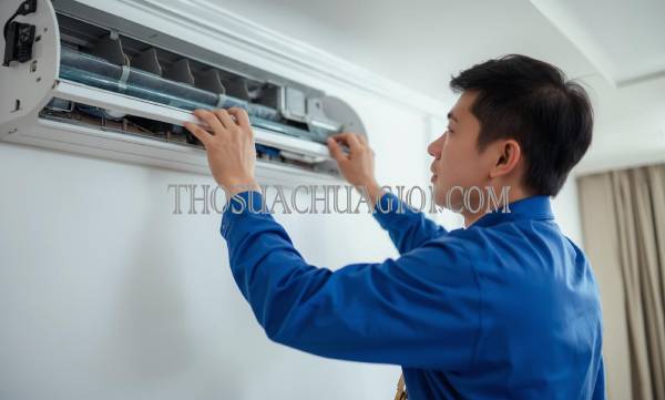 Thợ vệ sinh máy lạnh tại Tân Bình chất lượng 25 phút có