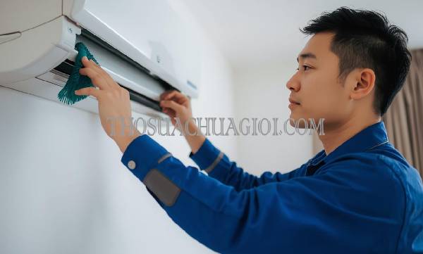 thợ vệ sinh máy lạnh tại tăng tiến uy tín