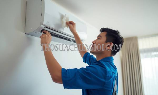 thợ vệ sinh máy lạnh tại thị cầu uy tín