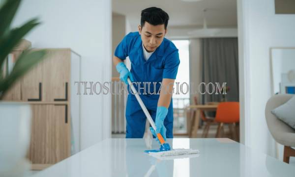thợ vệ sinh nhà tại hóc môn giá rẻ