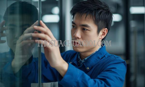 thợ sửa cửa kính tại gia nghĩa giá rẻ