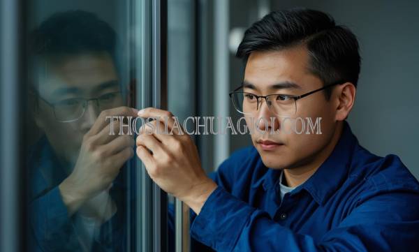 thợ sửa cửa kính tại gia nghĩa uy tín