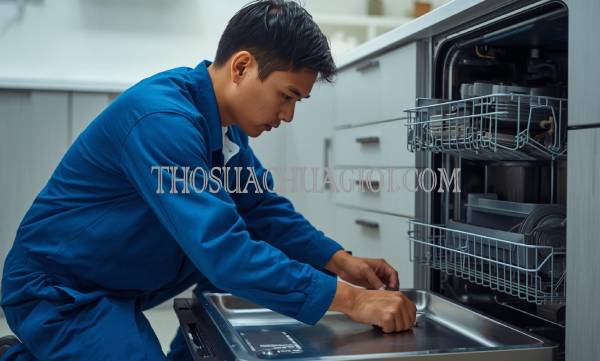 thợ sửa máy rửa chén tại gia nghĩa giá rẻ