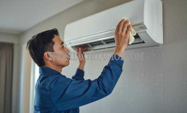 thợ vệ sinh máy lạnh tại từ sơn giá rẻ