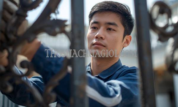 thợ sửa cửa sắt cẩm lệ