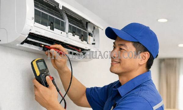 Thợ sửa máy lạnh tại Hoa Lư chất lượng 25 phút có