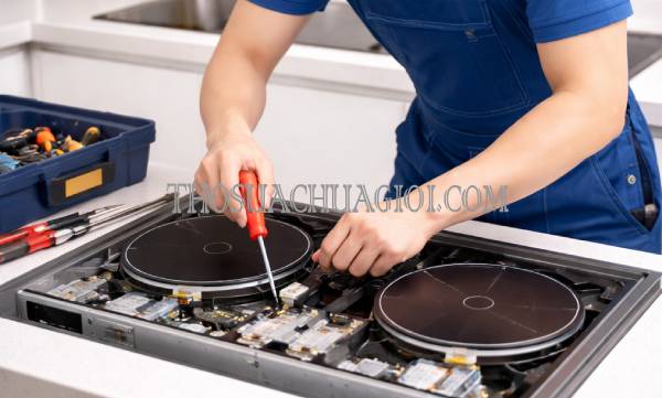 bếp từ không lên nguồn là do đâu