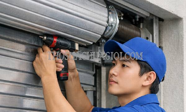 chiều cao tiêu chuẩn cửa cuốn để lắp bao nhiêu là đủ