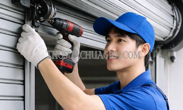 cửa cuốn bị hỏng motor có thay được không