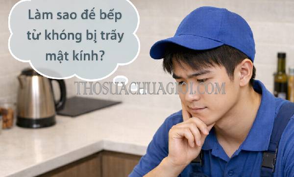 làm sao để bếp từ không trầy kính hiệu quả