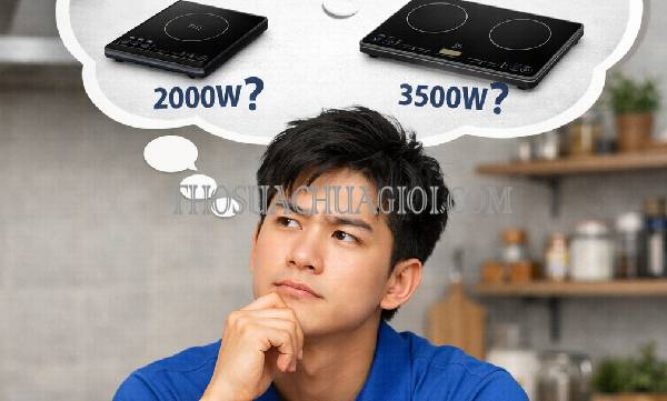nên chọn bếp từ công suất bao nhiêu hợp lý tìm hiểu