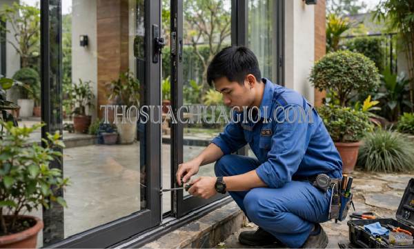 Sửa cửa kính phường Gò Công Đồng Tháp