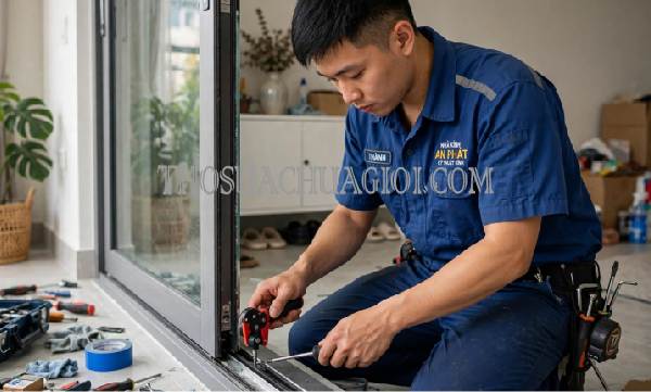Sửa cửa kính phường Sơn Qui Đồng Tháp giá rẻ